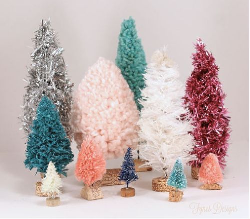 Learn how to make these DIY Bottle Brush Trees from Virginia at Fynes ...