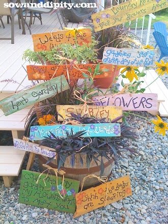 Garden Signs by sow and dipity
