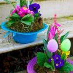 Easter Bonnet Planters