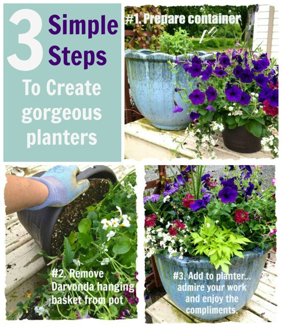 3 Simple Steps to create gorgeous containers