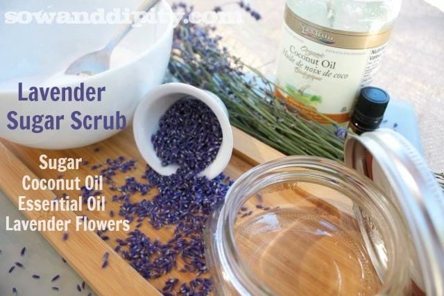 lavender scrub ingredients