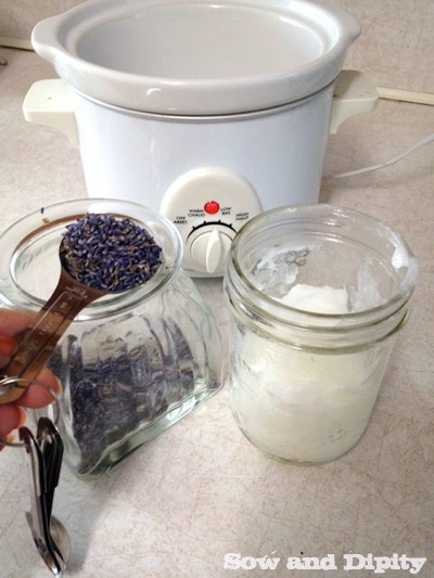 coconut oil infused with lavender