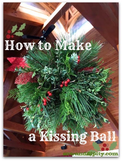 How to make a kissing ball