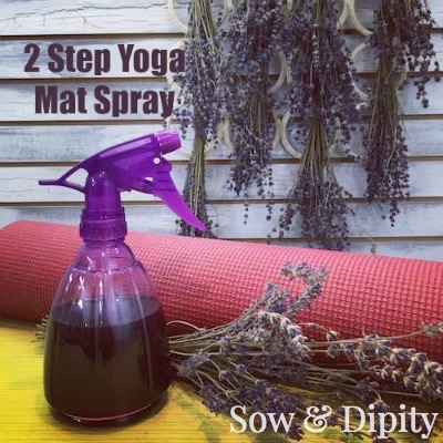 2 Step Yoga Mat Spray