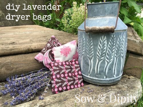 DIY Lavender Dryer Bags